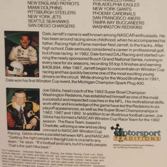 Vintage NFL Philadelphia Eagles Interstate Batteries Nascar Die Cast Car Car - Picture 3 of 4